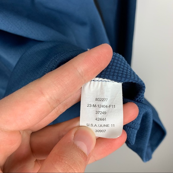 REI Blue Midweight Polartec Power Dry Zip-T 802277 - Picture 8 of 9